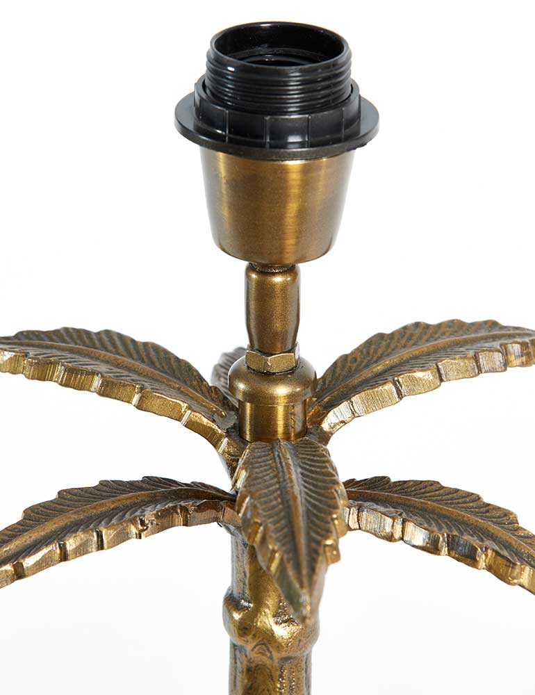 Botanische Tischlampe Light & Living Palmtree bronze und schwarz – Bild 3