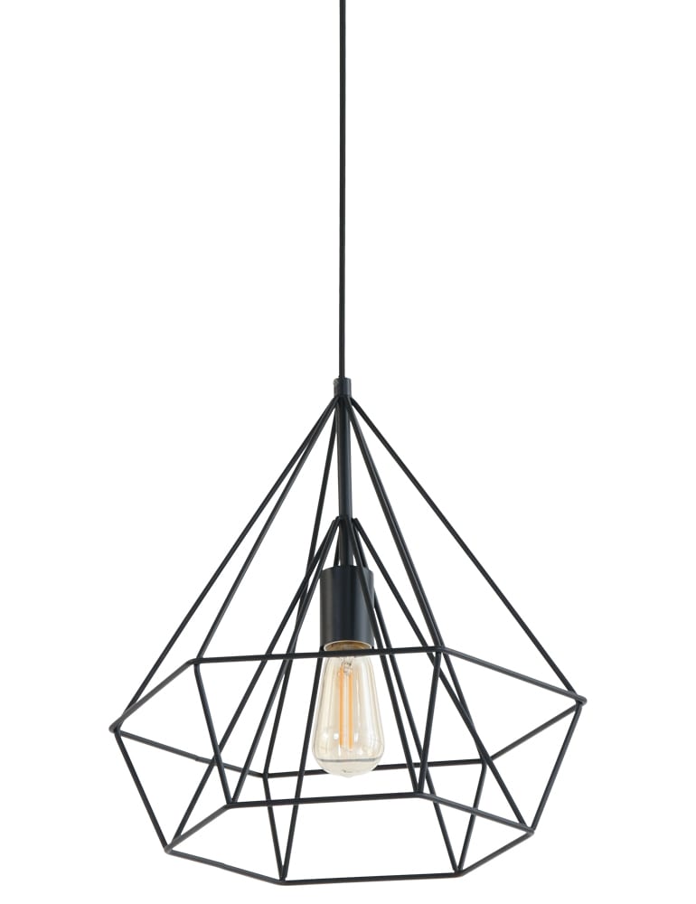 Coole Hängelampe Mexlite Jenno schwarz ∅38cm – Bild 3