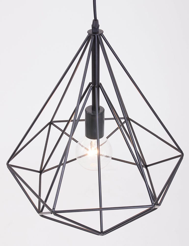 Coole Hängelampe Mexlite Jenno schwarz ∅38cm – Bild 4