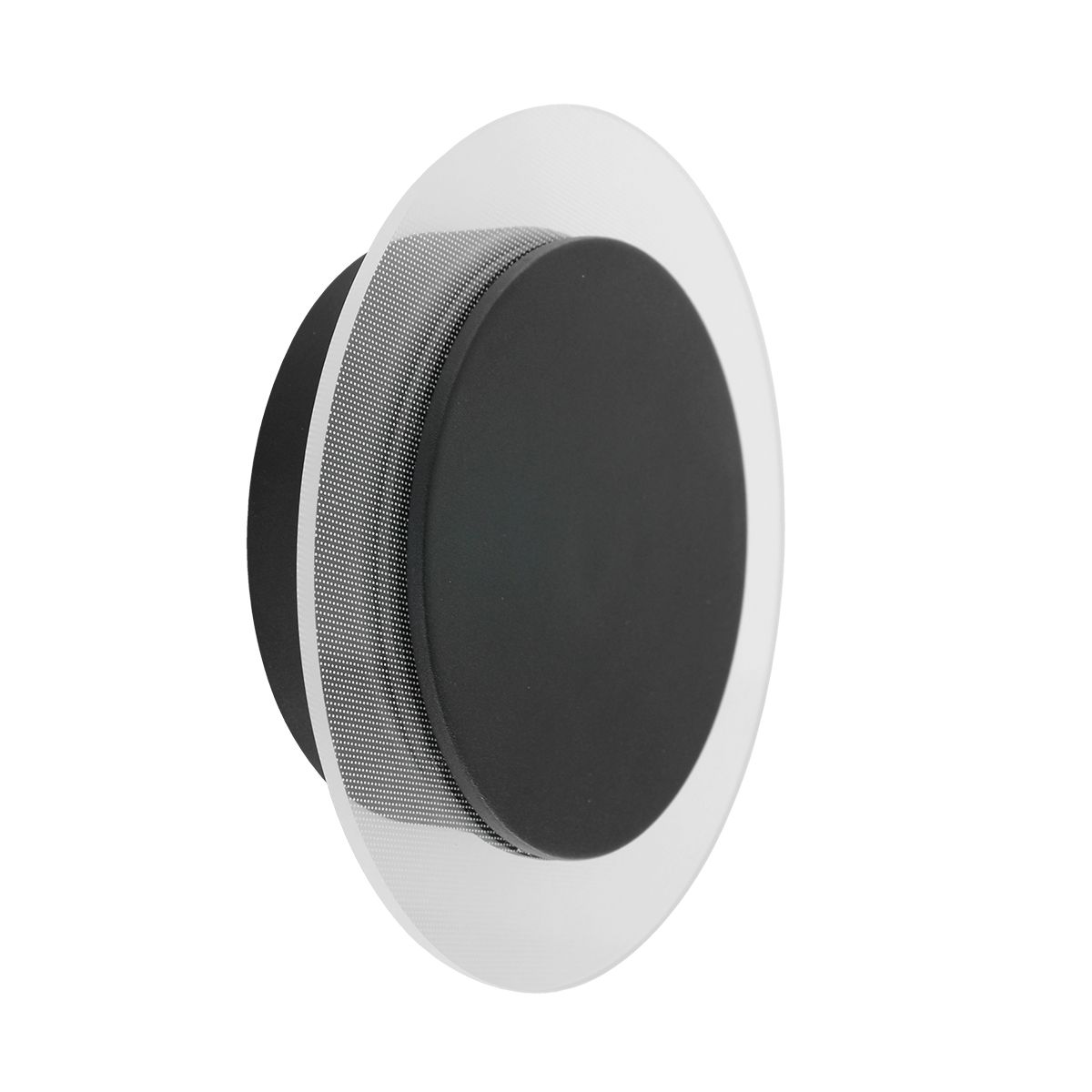 Moderne schwarze Metall-Kunststoff-Wandlampe Steinhauer Lido – Bild 12