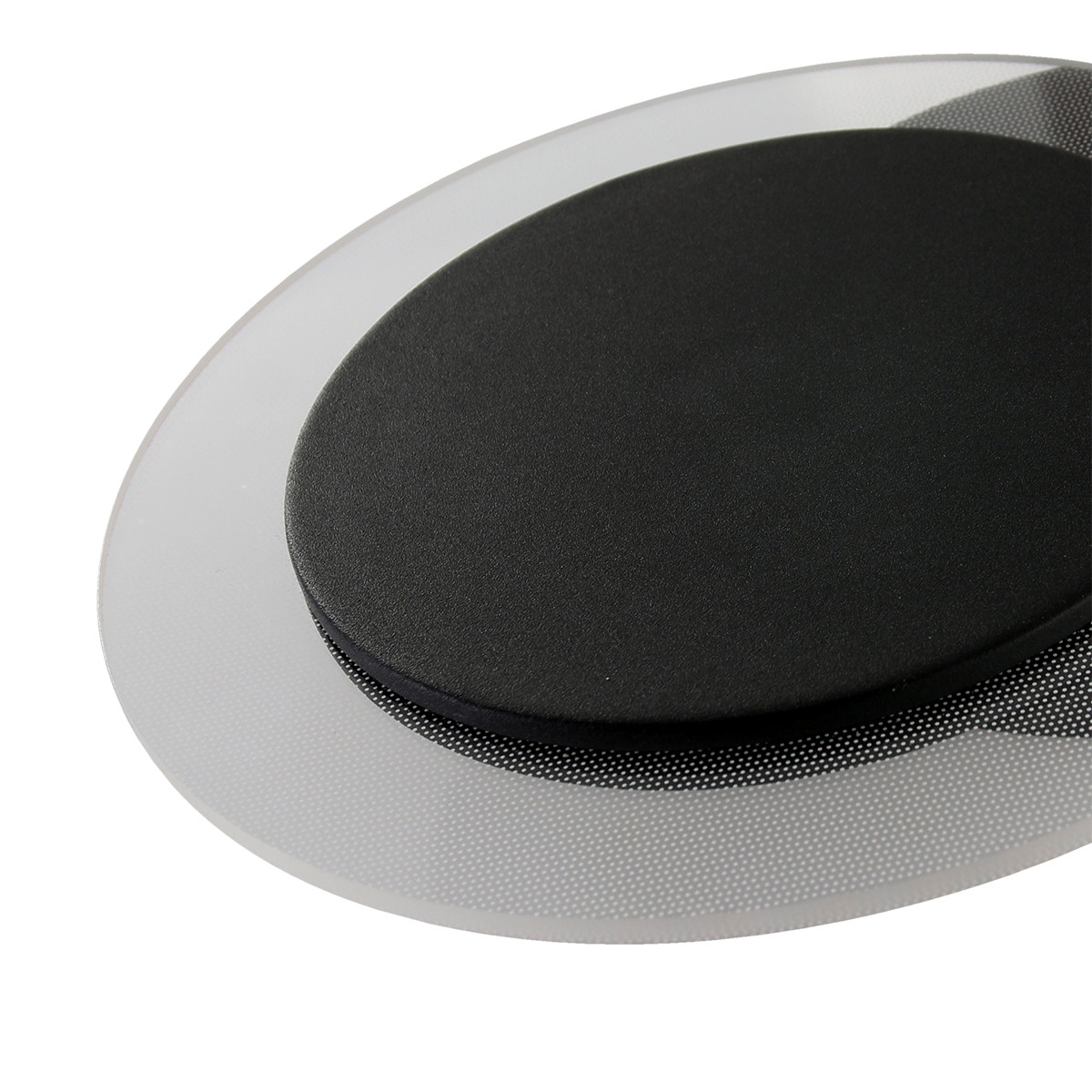 Moderne schwarze Metall-Kunststoff-Wandlampe Steinhauer Lido – Bild 6