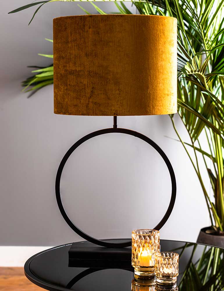 Dekorative Tischlampe Light & Living Liva schwarz – Bild 4