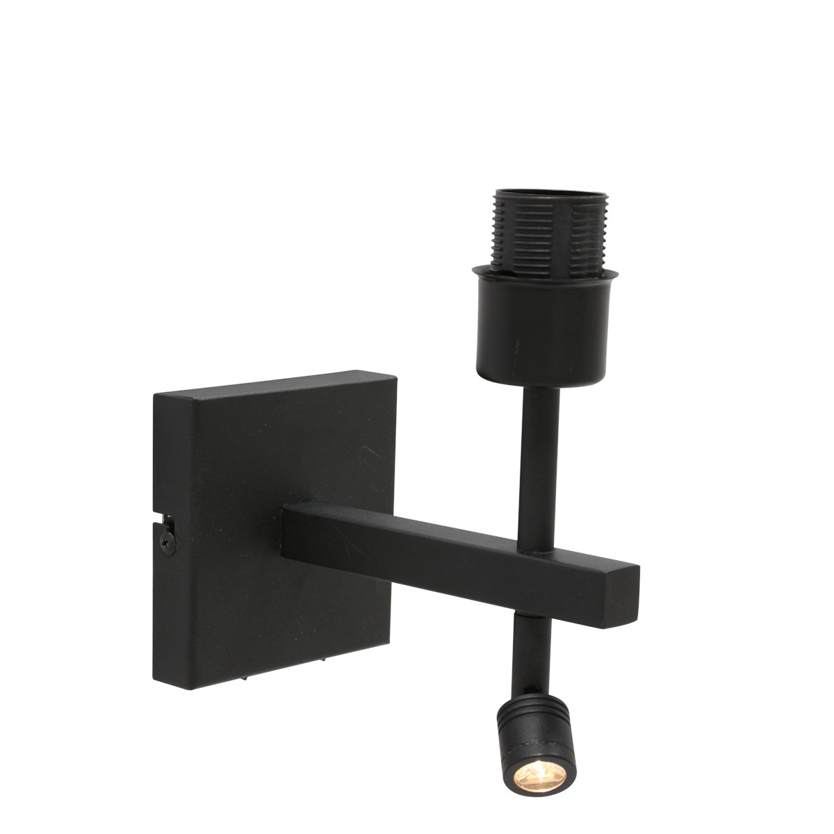 Dimmbare Lampe mit braunem Schirm Steinhauer Stang – Bild 16