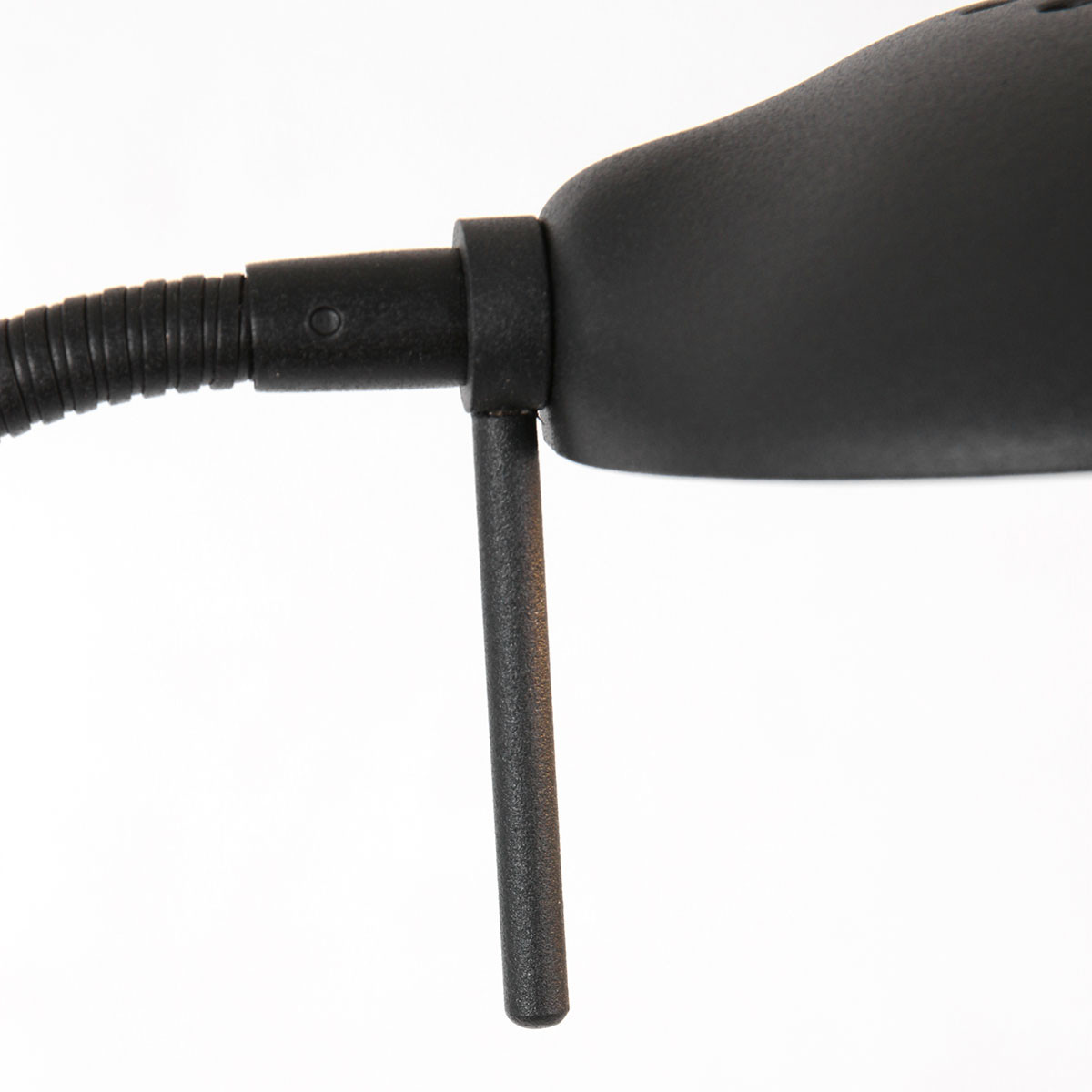 Trendige Flexible Stehleselampe Schwarz Mexlite Biron – Bild 10