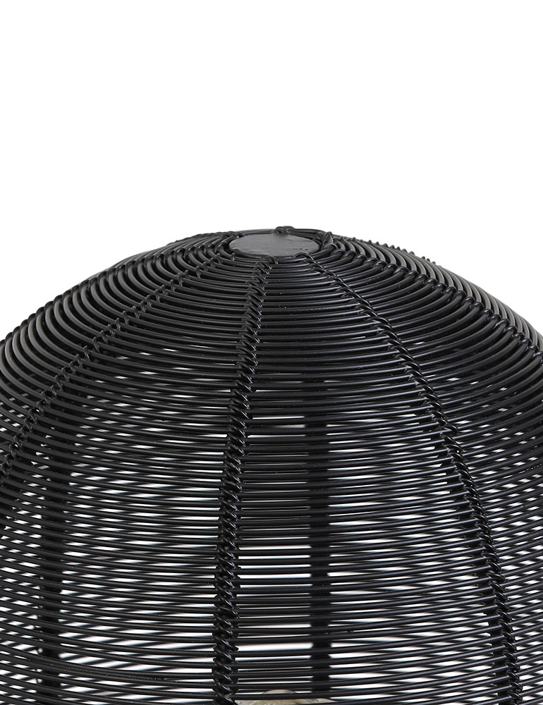 Drahtlampe Tischleuchte Light & Living Ophra schwarz – Bild 7