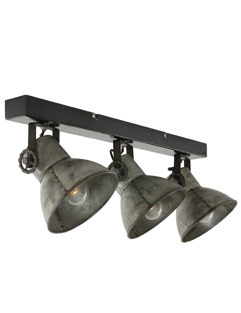 Dreflmmiger Deckenstrahler Light & Living Elay grau – Bild 2