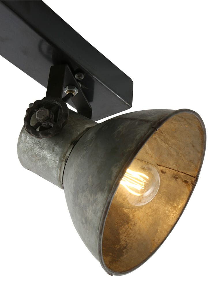 Dreflmmiger Deckenstrahler Light & Living Elay grau – Bild 3