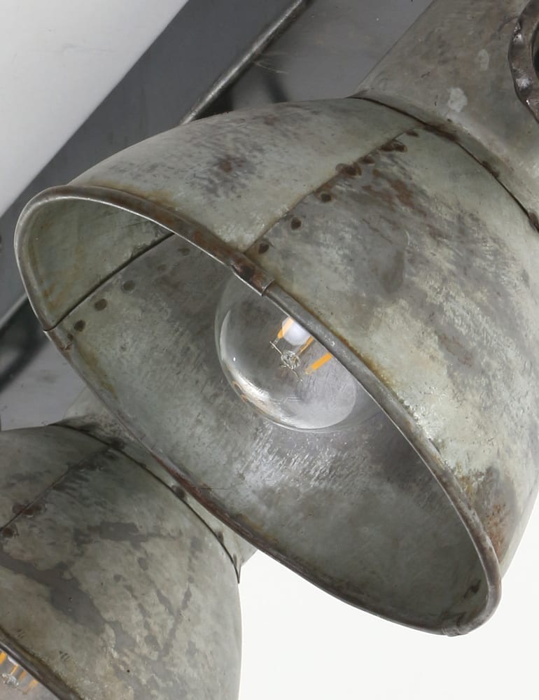 Dreflmmiger Deckenstrahler Light & Living Elay grau – Bild 4