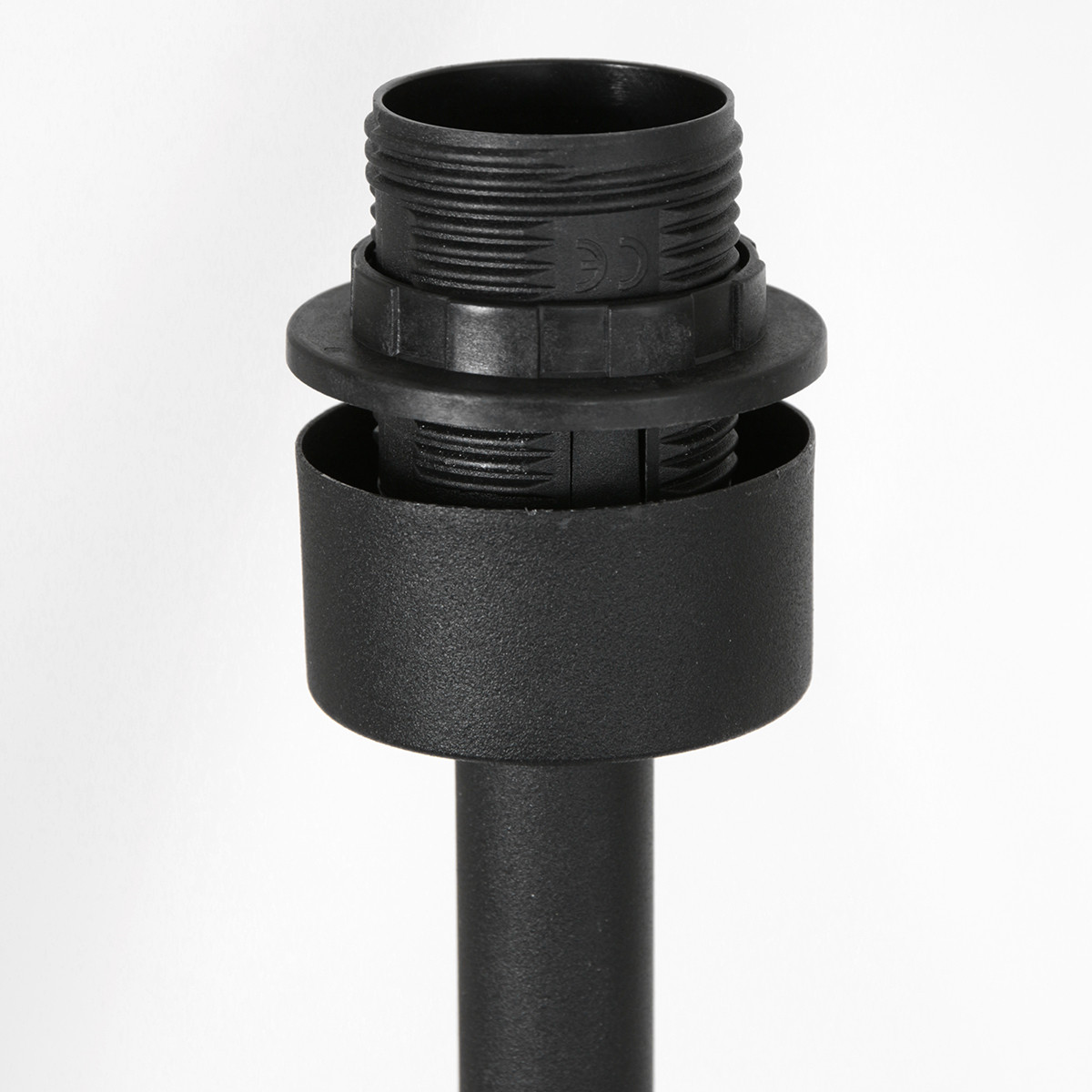 Dreibeinige Stehleuchte aus Naturholz / Schwarzem Metall Mexlite Triek – Bild 4