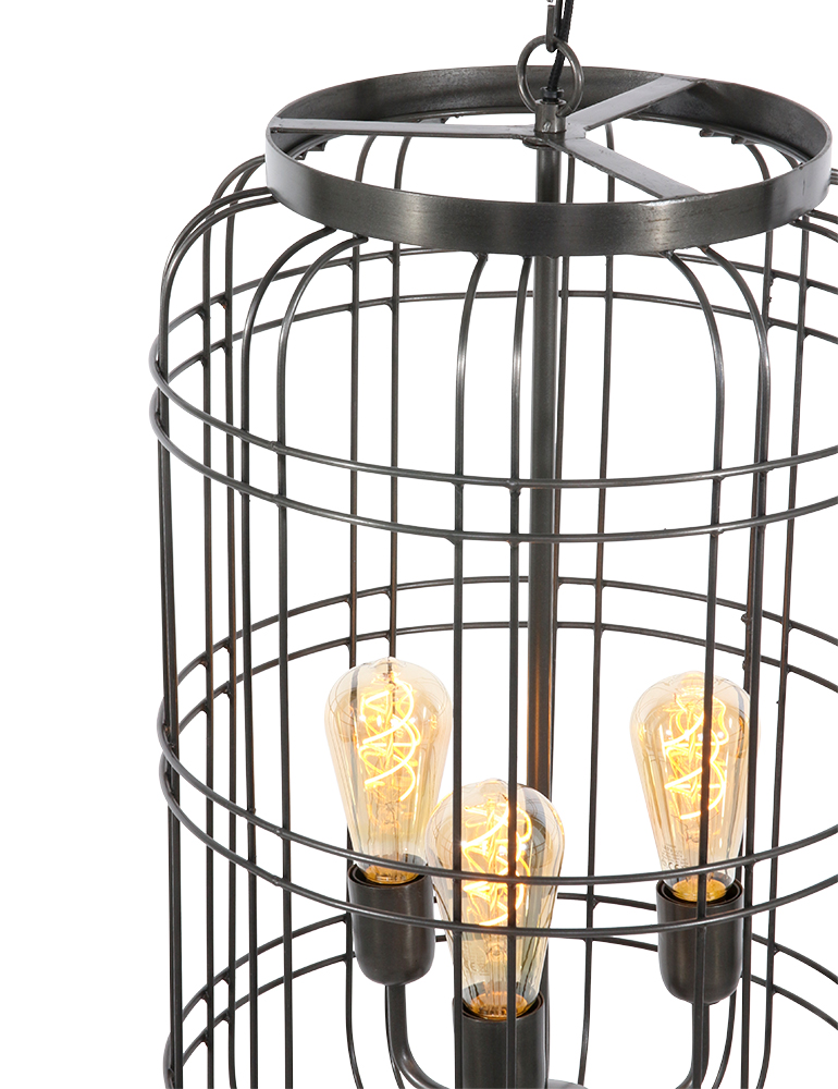 Einzigartiges Dreilicht-Licht & Leben Udaya Blei Antik Ø35 cm – Bild 3