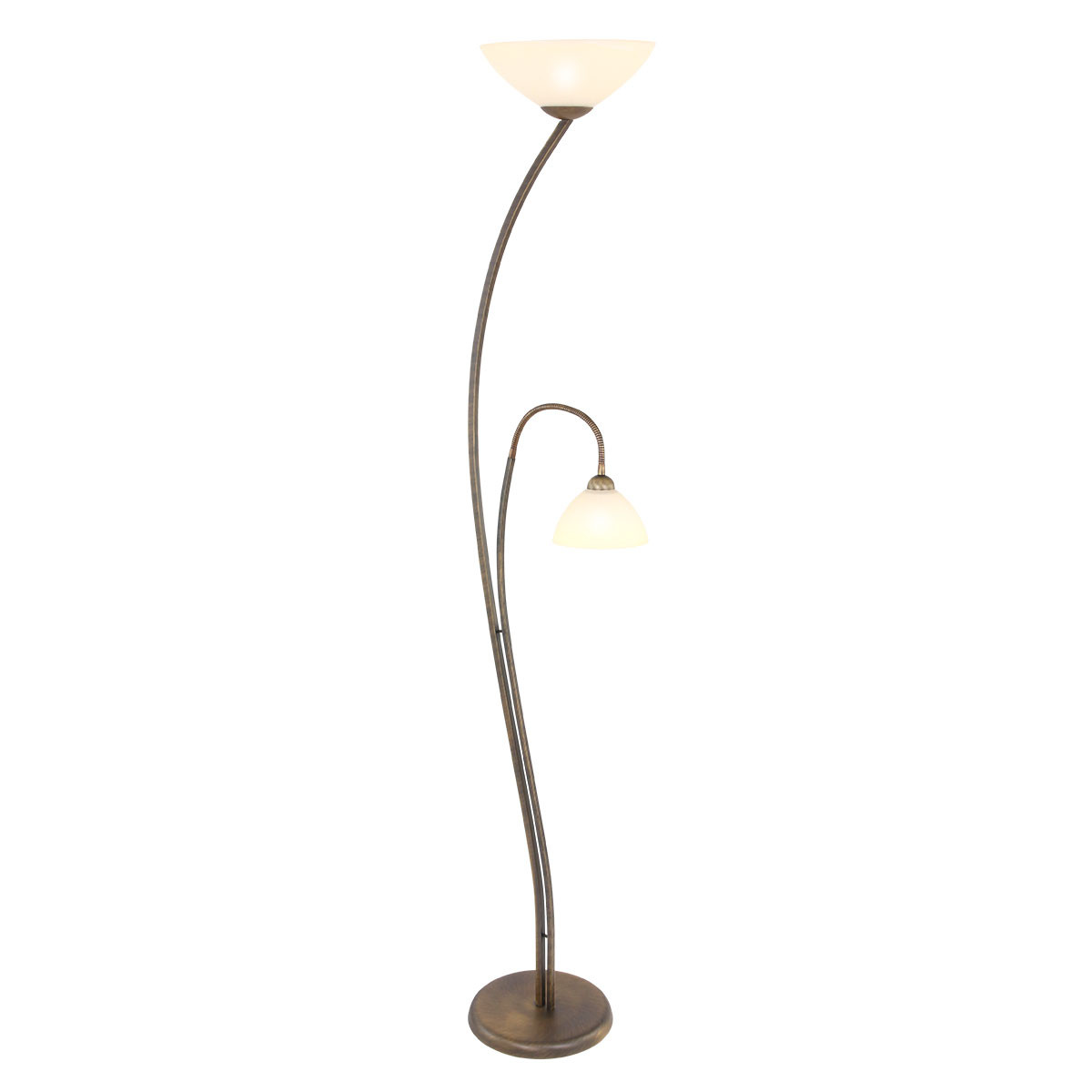 elegante-flurlampe-mit-glas-steinhauer-capri-bronze-und-crème-6838br