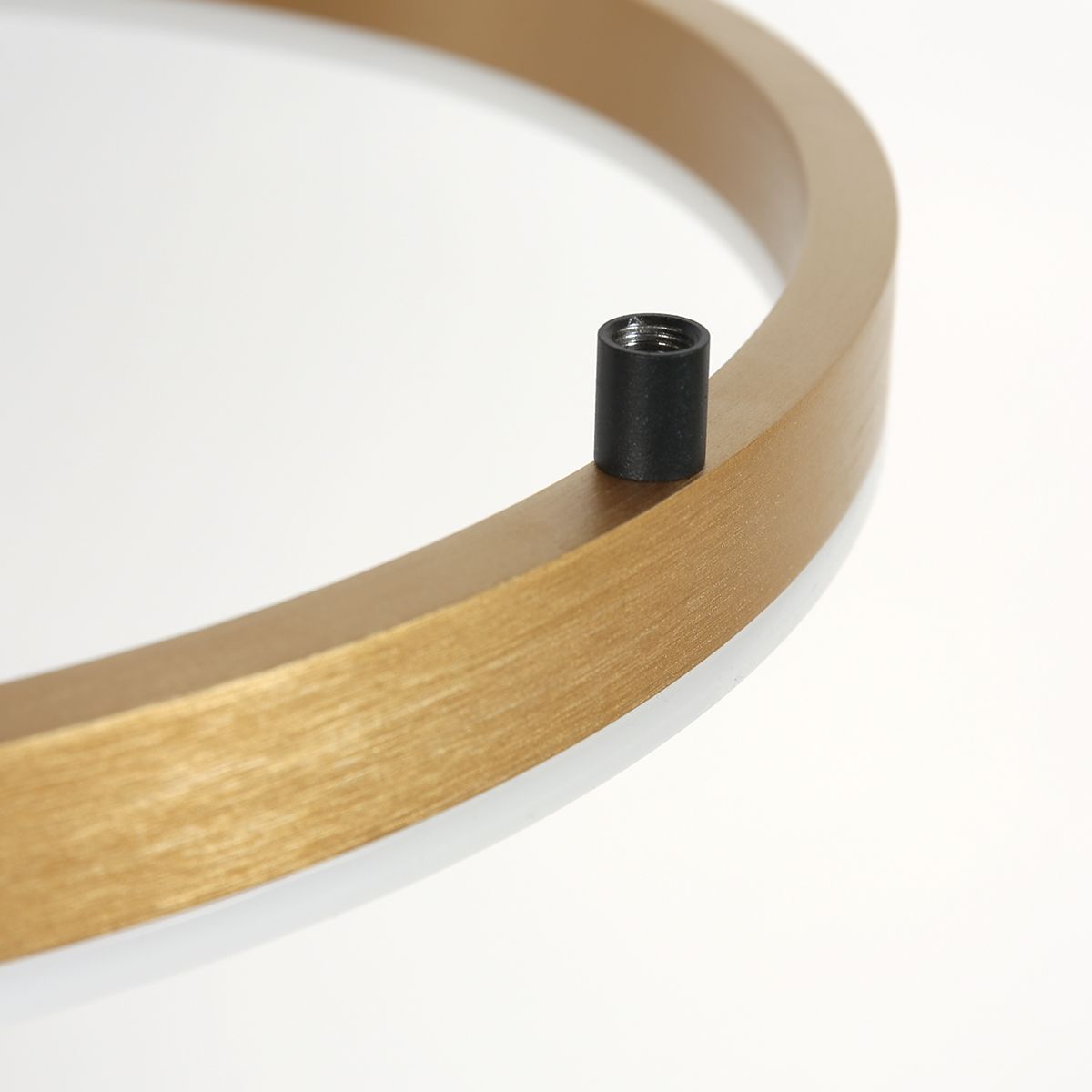 Elegante Mattschwarze Deckenlampe mit Goldakzent Steinhauer Mykty – Bild 10