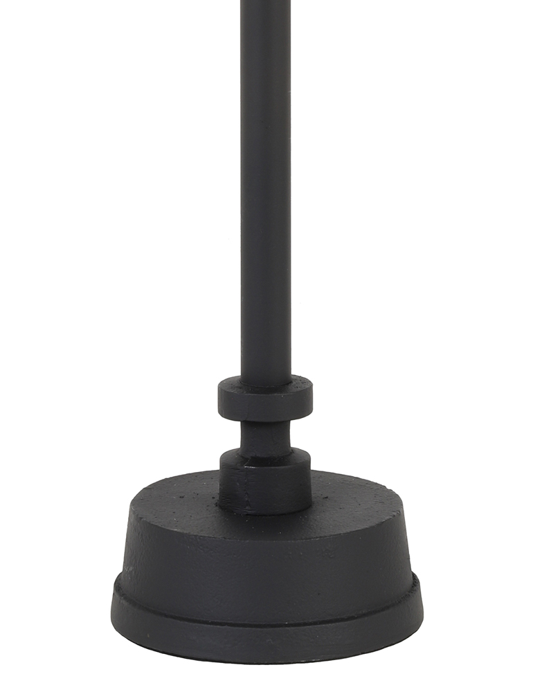 Elegante Tischleuchte mit silbernen Lampenschirm Light & Living Howell schwarz – Bild 4