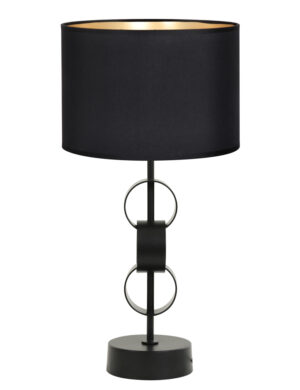elegante-tischleuchte-schwarzer-lampenschirm-light-&-living-circulum-schwarz-8255zw