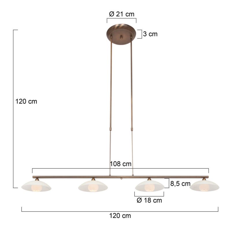 esszimmerlampe-mit-glaslampenschirmen-steinhauer-sovereign-bronze-2743br-6