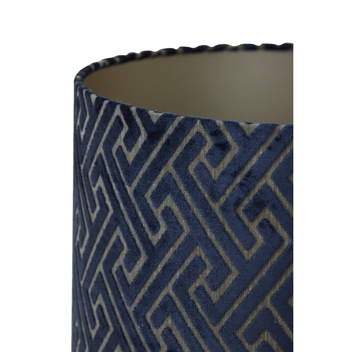 Exklusiver blauer Lampenschirm Light & Living Maze – Bild 4