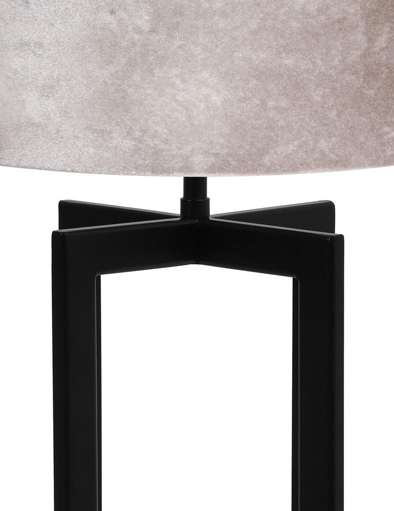 Fensterbanklampe mit schwarzem Metallrahmen Light & Living Mace silber – Bild 2