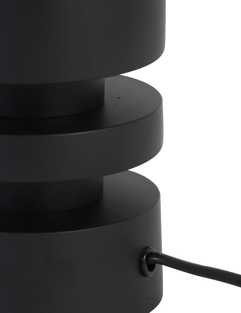 Geformter Lampenfuß Light & Living Desley schwarz – Bild 3