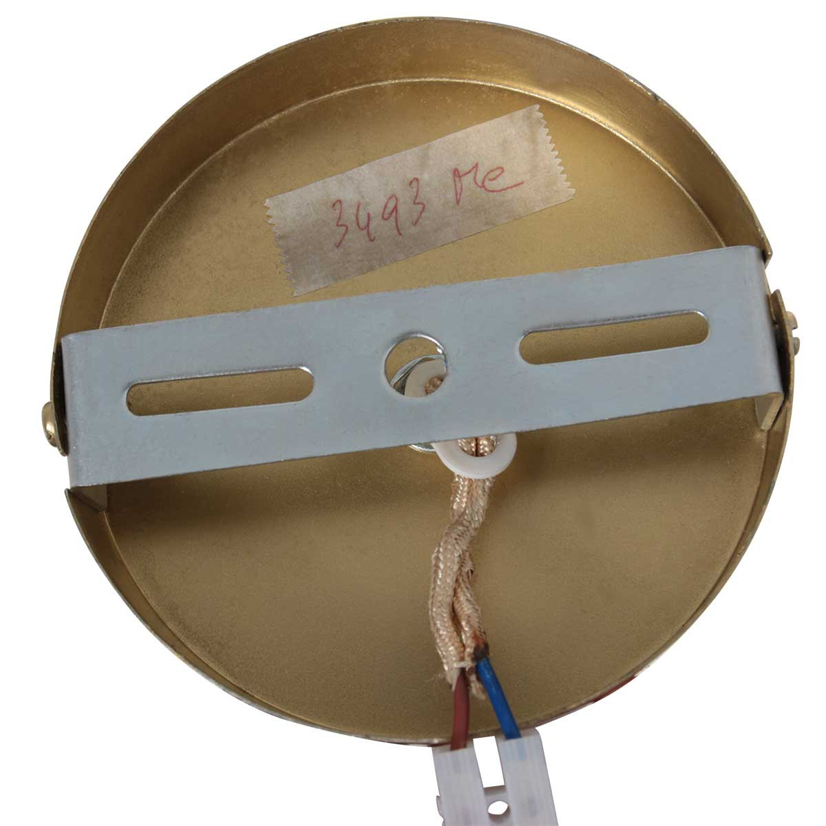 Messing-Hängelampe mit flaschenförmigem Glasschirm Mexlite Grazio Glass – Bild 14