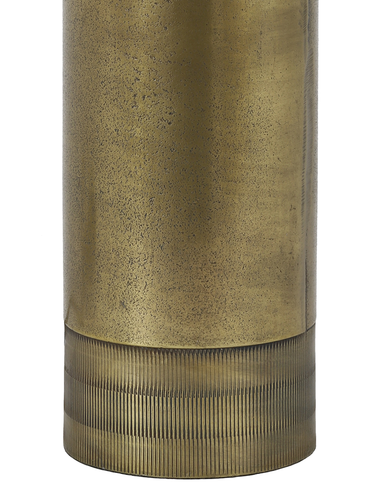 Goldene Tischlampe mit grünem Samtschirm Light & Living Savi – Bild 4