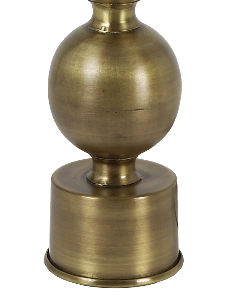 Goldene Tischlampe mit grünem Schirm Light & Living Jadey – Bild 4