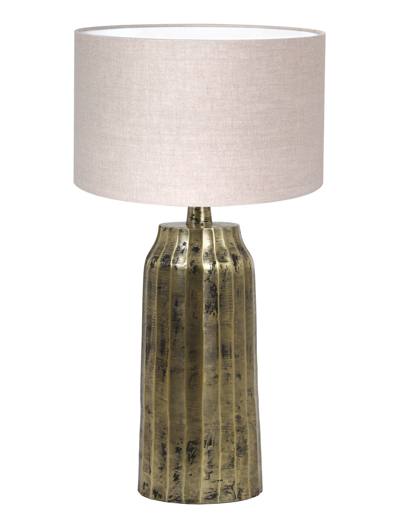 goldener-lampenfuss-mit-beigem-schirm-light-&-living-timi-8385go