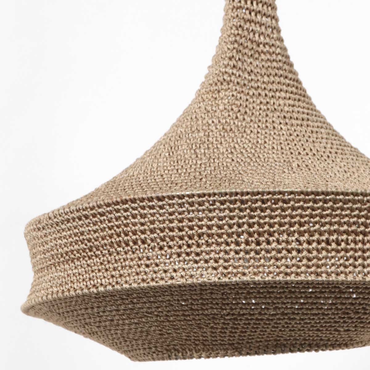 Orientalische cremefarbene handgeknüpfte Hängelampe Anne Light & Home Marrakesch – Bild 3