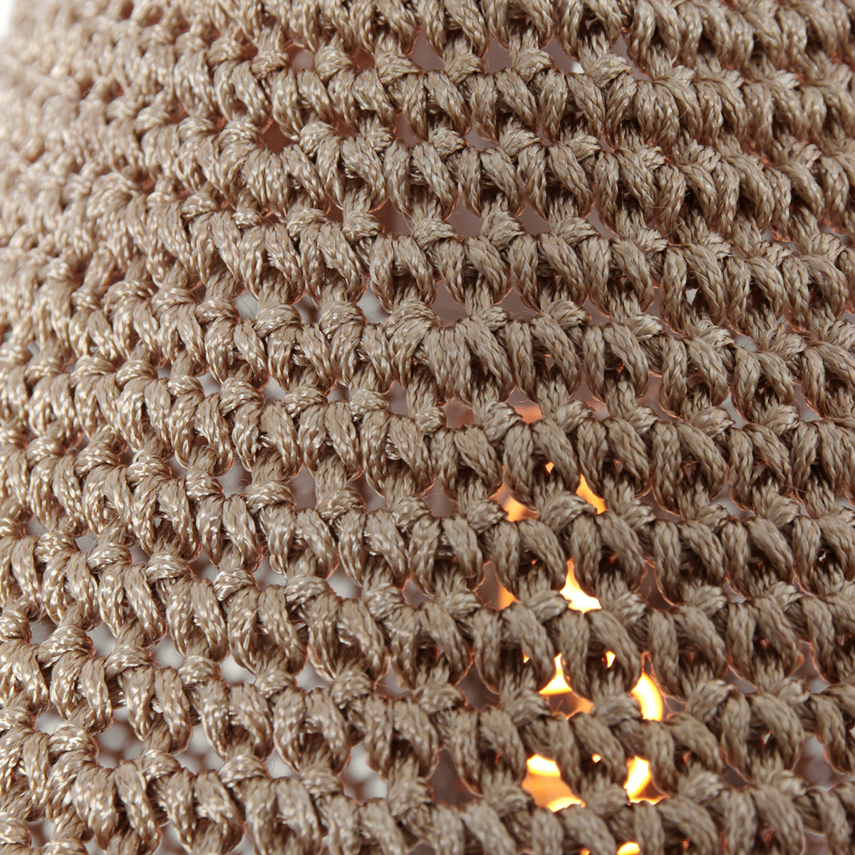 Orientalische cremefarbene handgeknüpfte Hängelampe Anne Light & Home Marrakesch – Bild 9