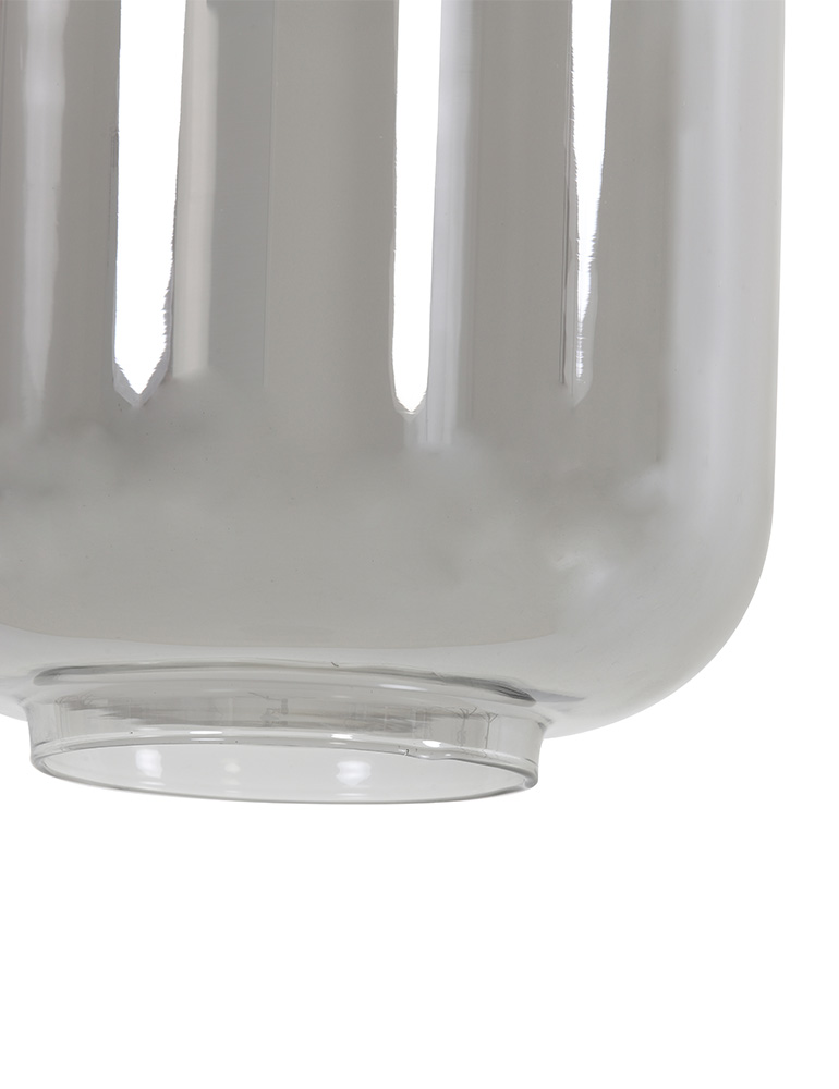 Hängelampe mit fünf Gläsern Light & Living Lekar Rauchglas – Bild 3