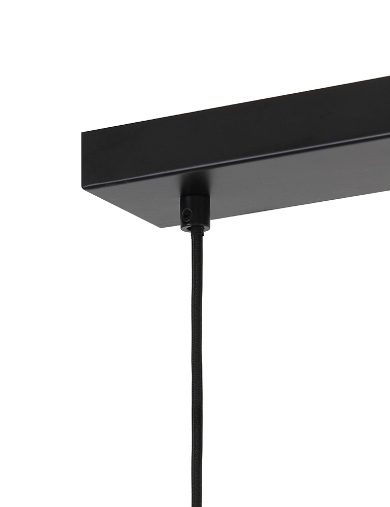 Hängelampe mit fünf Gläsern Light & Living Lekar Rauchglas – Bild 4