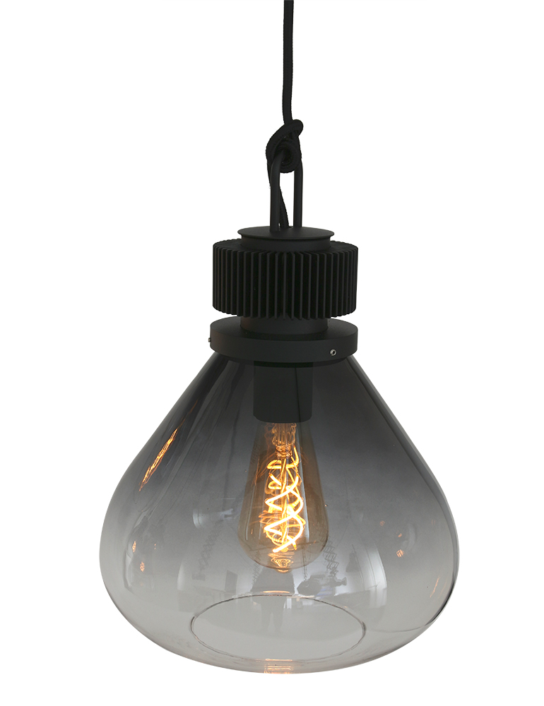 Rétro lampe suspendue en métal noir Steinhauer Flere – Bild 6