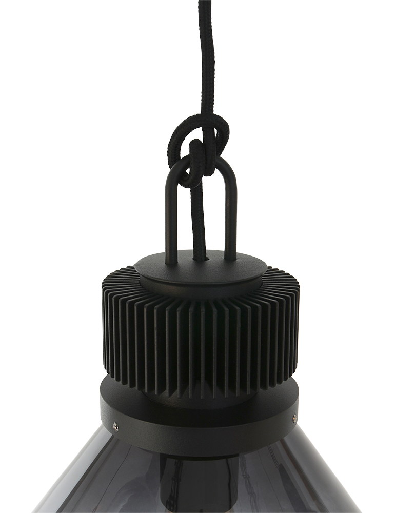 Rétro lampe suspendue en métal noir Steinhauer Flere – Bild 8