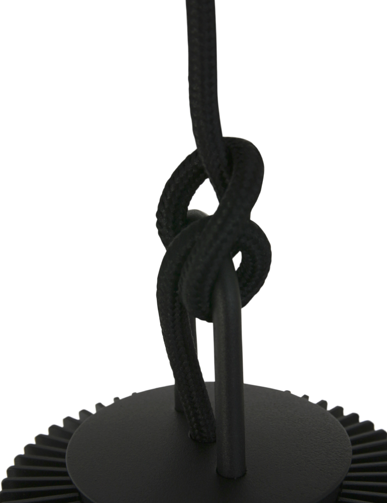 Rétro lampe suspendue en métal noir Steinhauer Flere – Bild 9