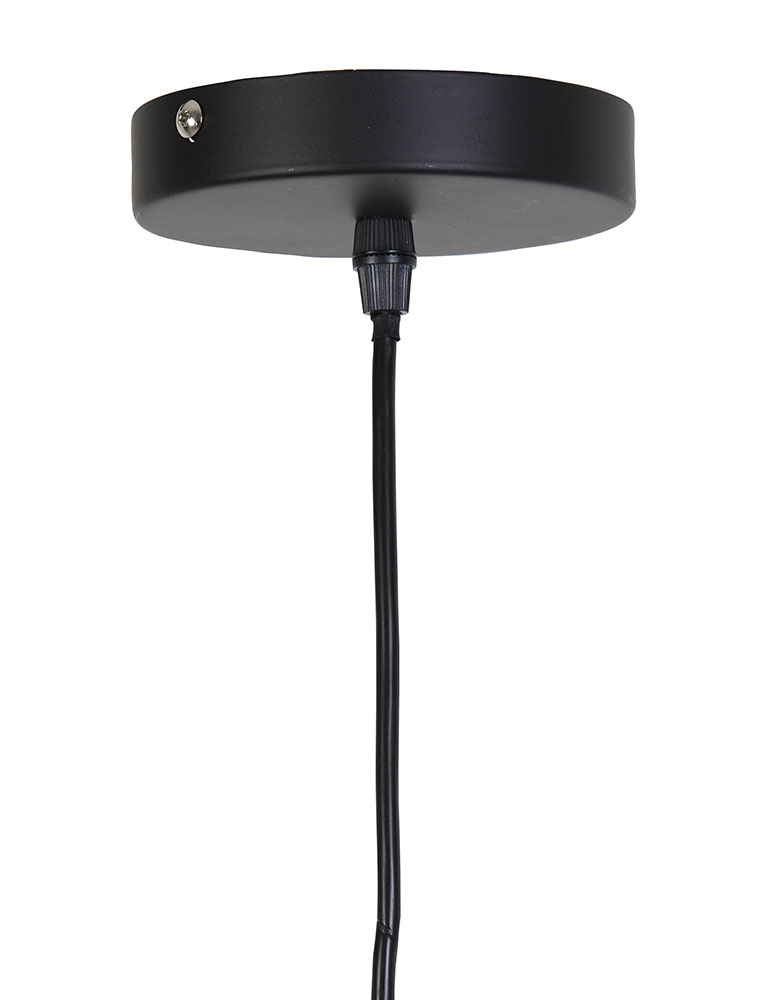 Hängeleuchte geflochten Light & Living schwarz braun – Bild 4