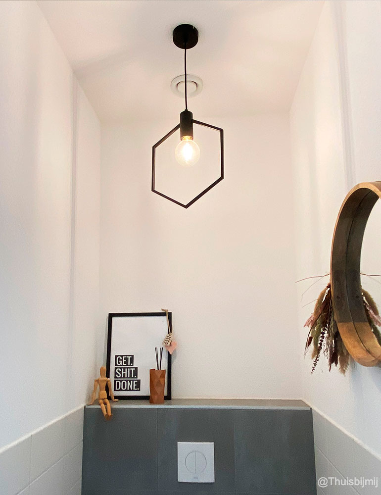 Hängeleuchte Sechseck Light & Living Aina schwarz – Bild 2