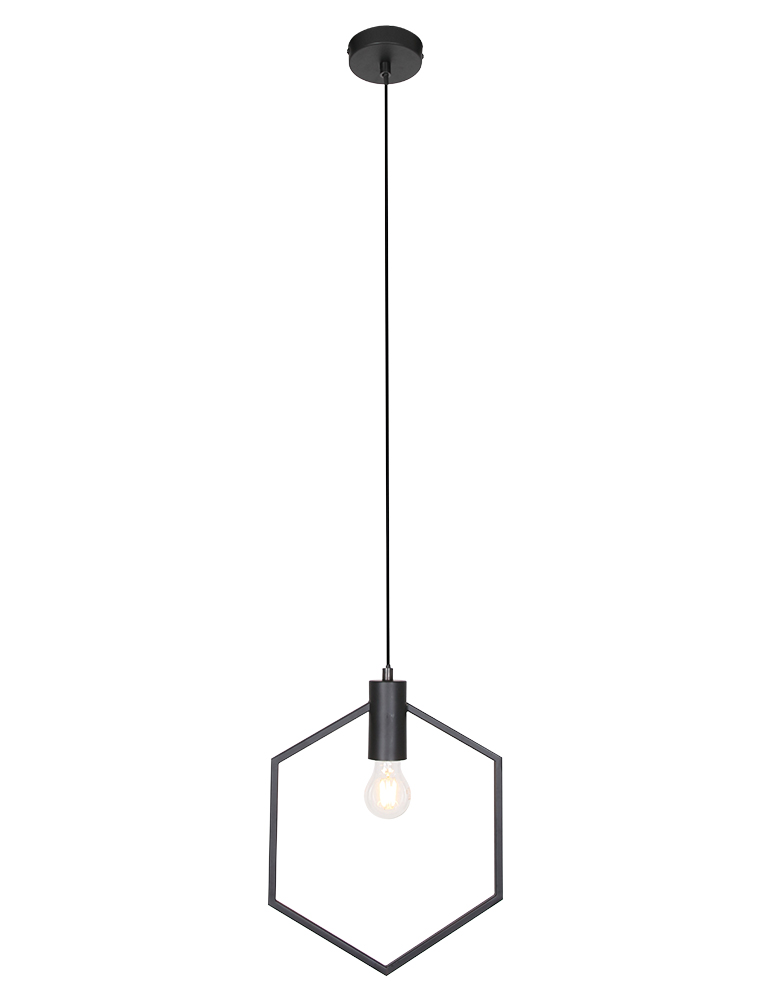 Hängeleuchte Sechseck Light & Living Aina schwarz – Bild 9