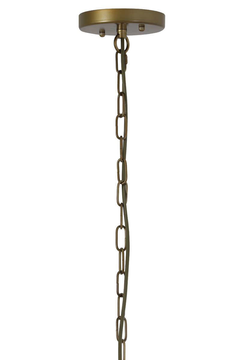 Hanging lamp 34x40 cm LENNOX bronze+glass – Bild 4