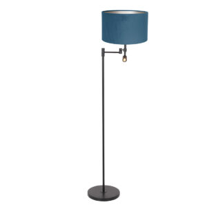 hippe-standlampe-steinhauer-stang-blau-und-schwarz-7192zw