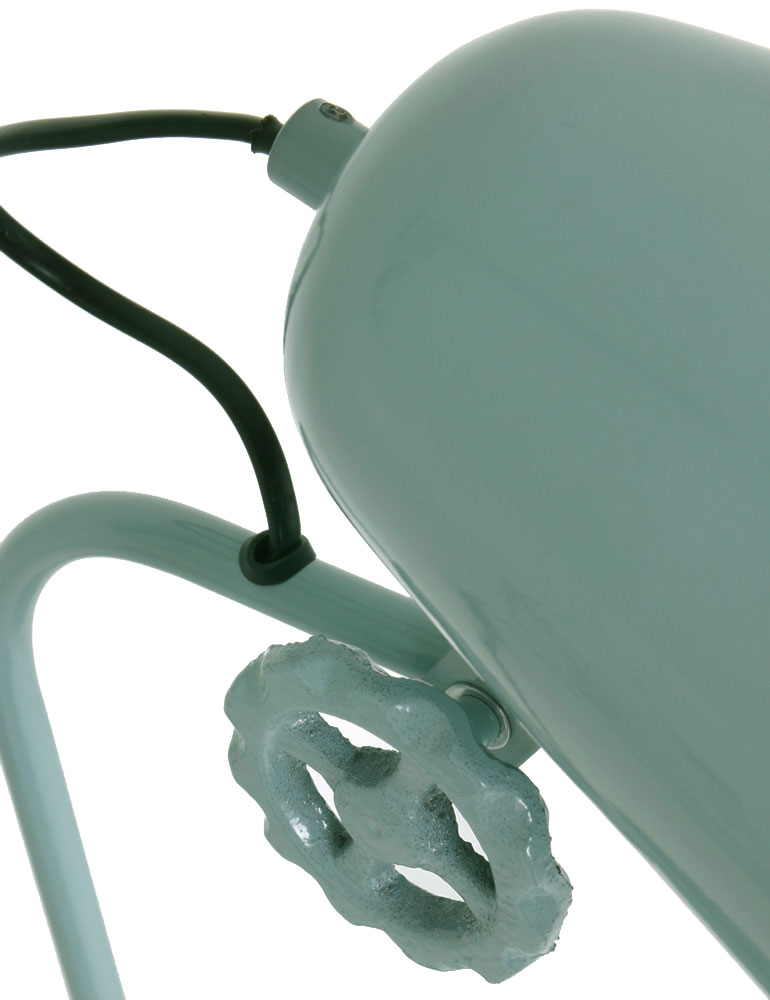 Industrie Tischleuchte Anne Lighting Dolphin grün/grau – Bild 5