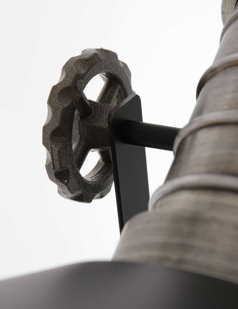 Industrielampe mit Stativ Anne Light & Home Sprocket schwarz – Bild 10