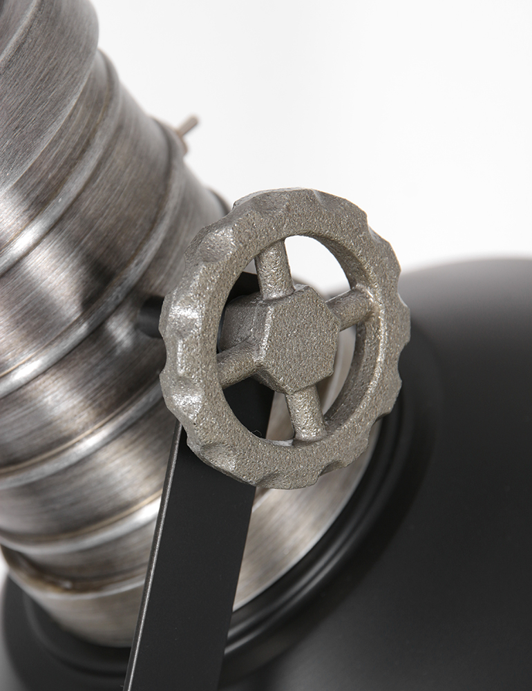 Industrielampe mit Stativ Anne Light & Home Sprocket schwarz – Bild 3