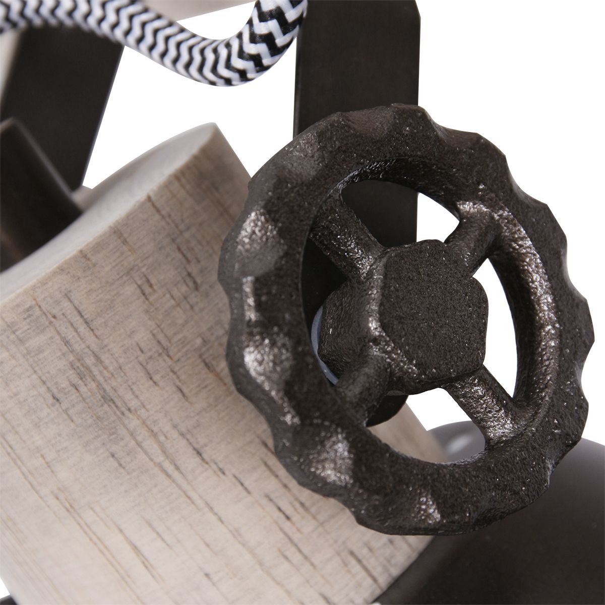 Industrielle Deckenleuchte vierflammig Mexlite Gearwood – Bild 3