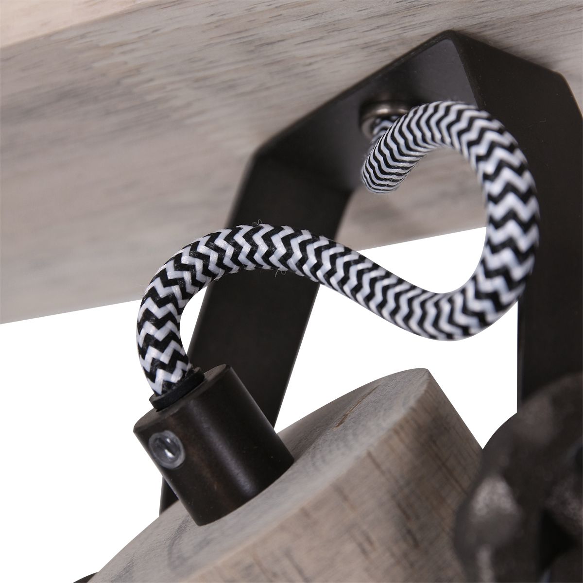 Industrielle Deckenleuchte vierflammig Mexlite Gearwood – Bild 4