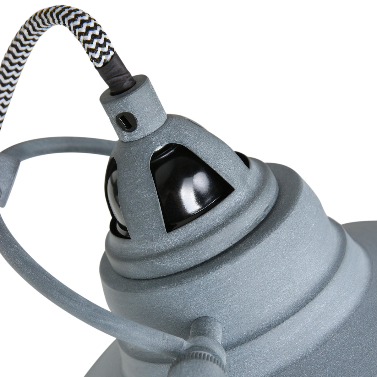 Industrielle graue Metallwandleuchte Mexlite Nove – Bild 3