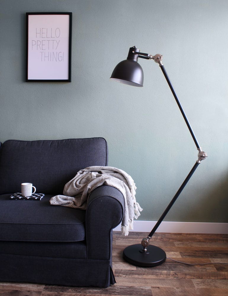 Industrielle Standleuchte Mexlite Cera schwarz 170 cm – Bild 4