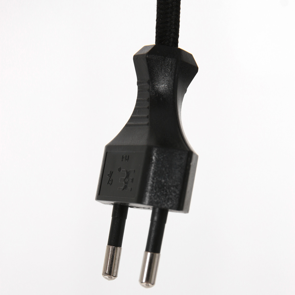 Industrielle schwarze Stehlampe mit Rauchglaskugel Steinhauer Stang – Bild 16