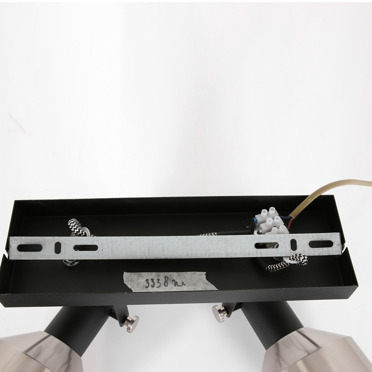 Doppelte Laterne Schwarzer / Stahl Spot Mexlite Acier – Bild 16