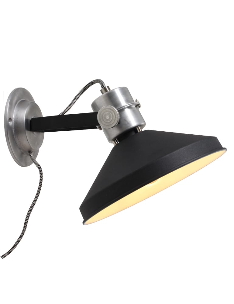 Industriewandleuchte Anne Zappa schwarz – Bild 3