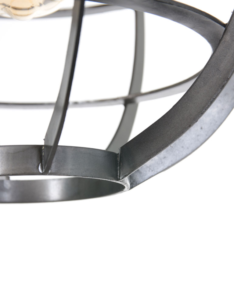 Käfiglampe Deckenleuchte Light & Living Suzy schwarz – Bild 4