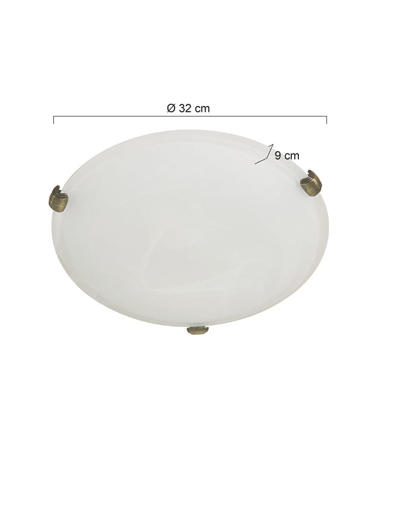 Klassische runde Deckenleuchte Steinhauer Ceiling and wall – Bild 5